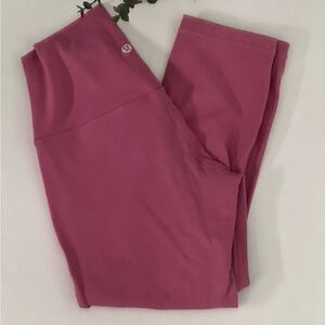 Lululemon Align High-Rise Crop 21" Pink Blossom *Double Lined Size 6